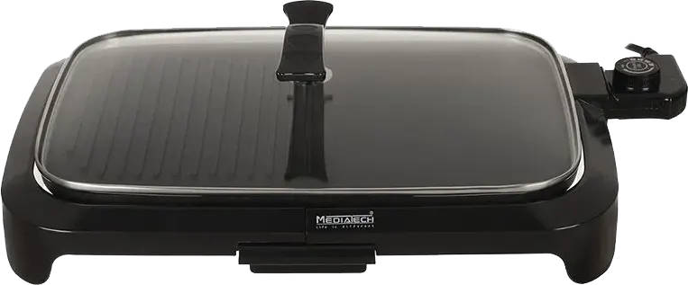 شواية كهرباء ميديا تيك، 1600 وات، أسود، MT-F01