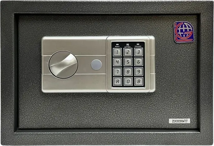 LG Electronic Cash Safe for Hotels, Digital Lock, Emergency Key, 25×35×25 cm, LGK 25