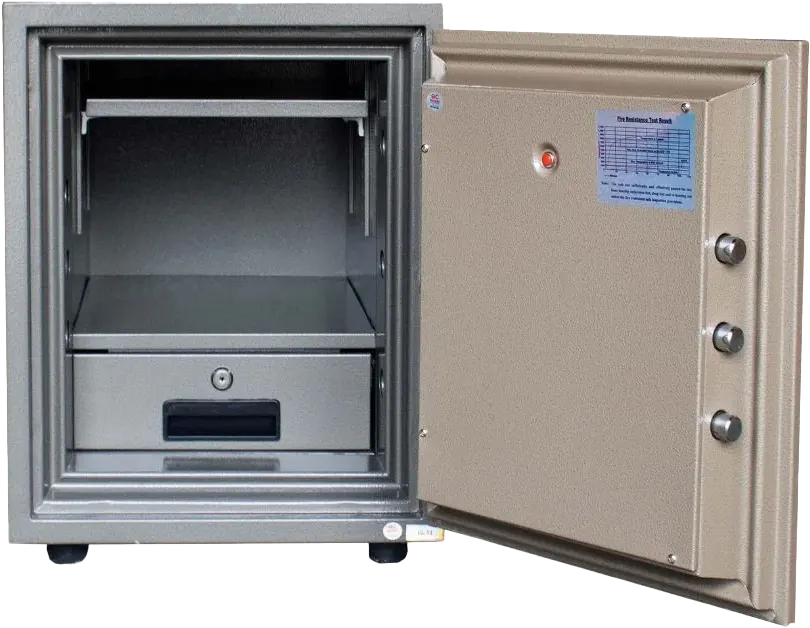 LG Vietnamese Cash Safe, Digital Keypad, Adjustable Shelf, Fire Resistant, 51×42×48 cm, Gray, LG51E