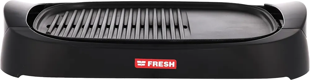 شواية كهربائية فريش هيلثي، 2000 وات، بدون غطاء، أسود، HG2000