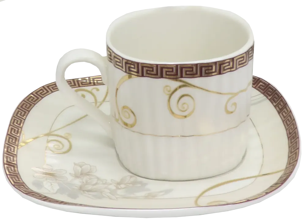 طقم صيني  ابيض كنار لاكوست ، 127 قطعة + شواية كهربائية فريش هيلثي، 2000 وات، بدون غطاء، أسود، HG2000