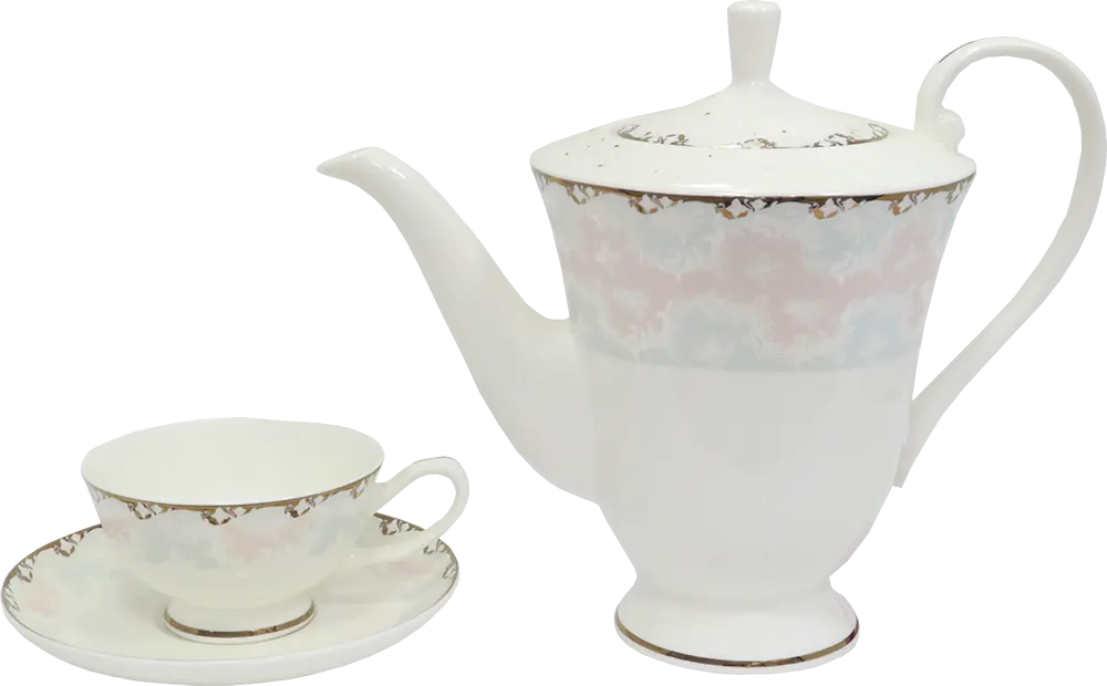 طقم صيني مدور ، ابيض في بينك اطار جوبلد ، 111 قطعة ، 12762 + عجان سوناي، 600 وات، 4 لتر، 6 سرعات، أحمر، SH-M770