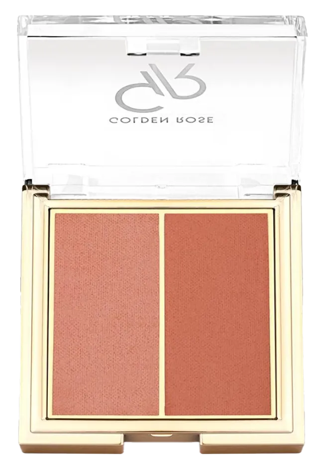 Golden Rose Iconic Blush Duo, 02 Peachy Coral