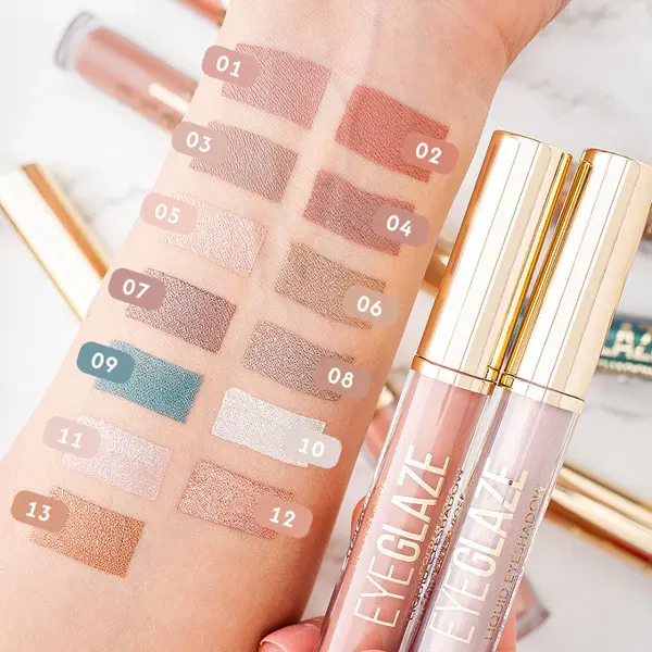 Golden Rose Eye Glaze Liquid Eyeshadow, 02 Cinnamon