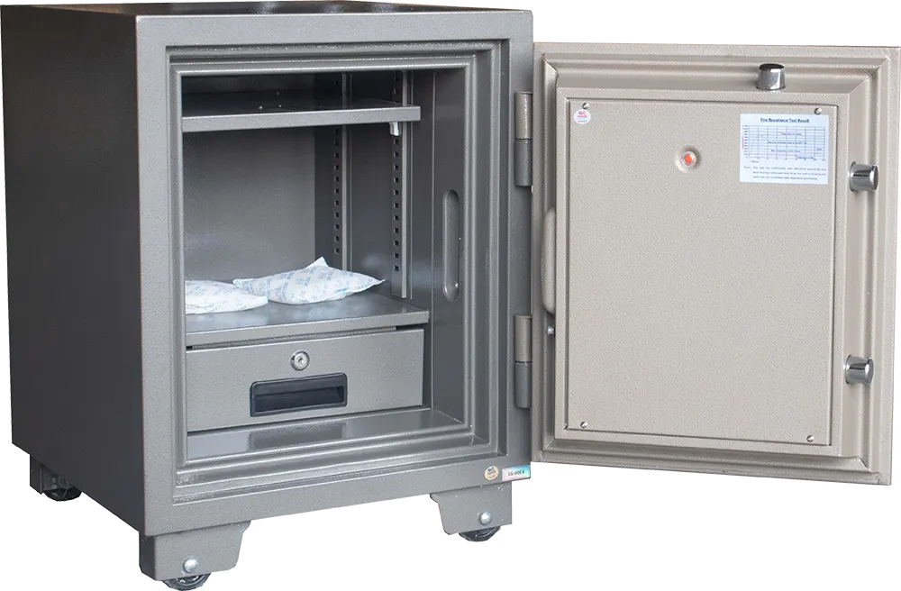 LG Vietnamese Cash Safe, Digital Keypad, Emergency Mechanical Lock, Reinforced Steel, Break-in and Fire Resistant, 60x46x48 cm, Gray, LG60E