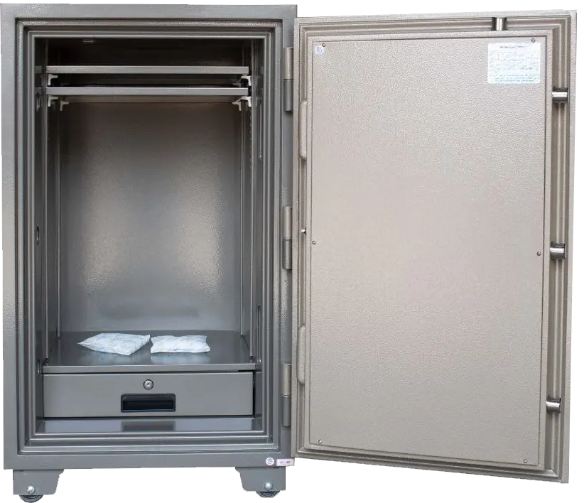 LG Vietnamese Cash Safe, Dual Master Keys, Reinforced Steel, Fire Resistant, 100x60x56 cm, Gray, LG100K