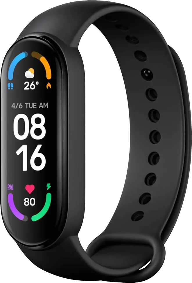 Xiaomi Mi Smart Band 6, Bluetooth 5.0, 1.56 Inch Touch Screen, Water Resistant, Battery Life Up to 14 Days, Black