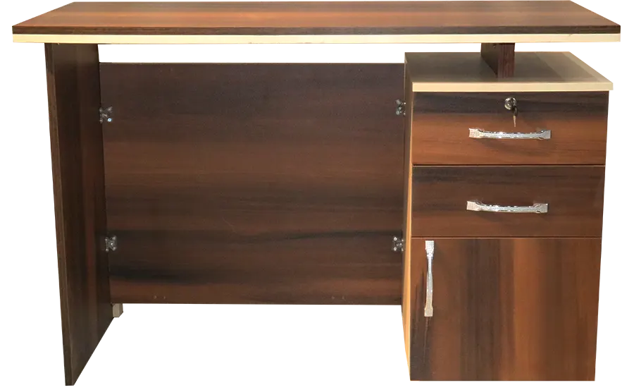 مكتب خشبي وش اركت ، 120 سم ، CNC ، متعدد الالوان