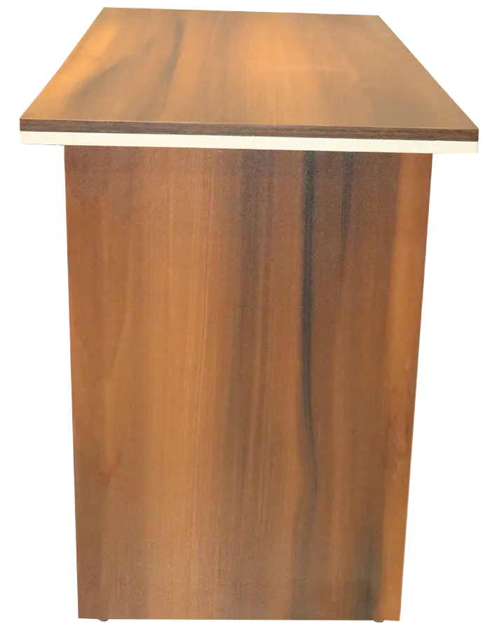 مكتب خشبي وش اركت ، 120 سم ، CNC ، متعدد الالوان