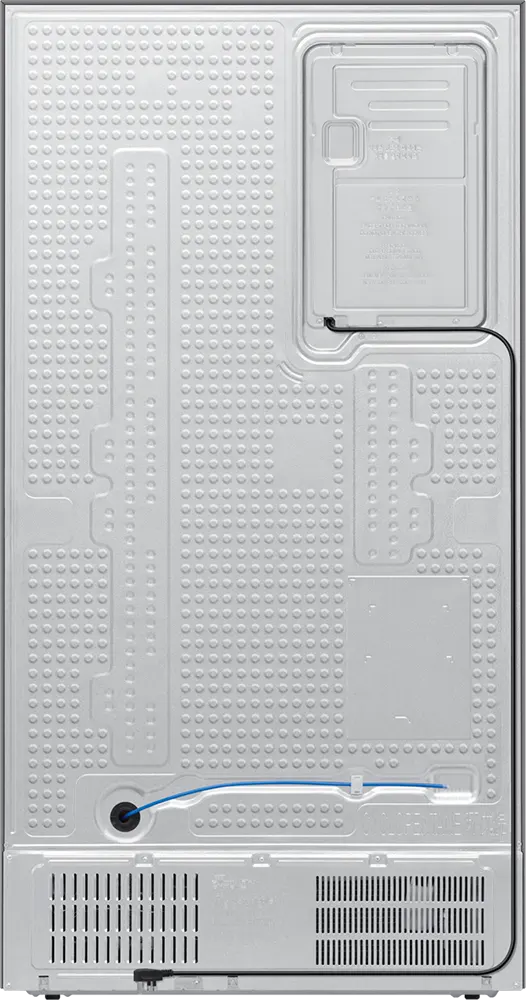 ثلاجة سايد باي سايد سامسونج Bespoke AI نوفروست، سعة 640 لتر، انفرتر، بحنفية، واي فاي،  صانع ثلج تلقائي، اللون اينوكس، RS70F64KAT-MR