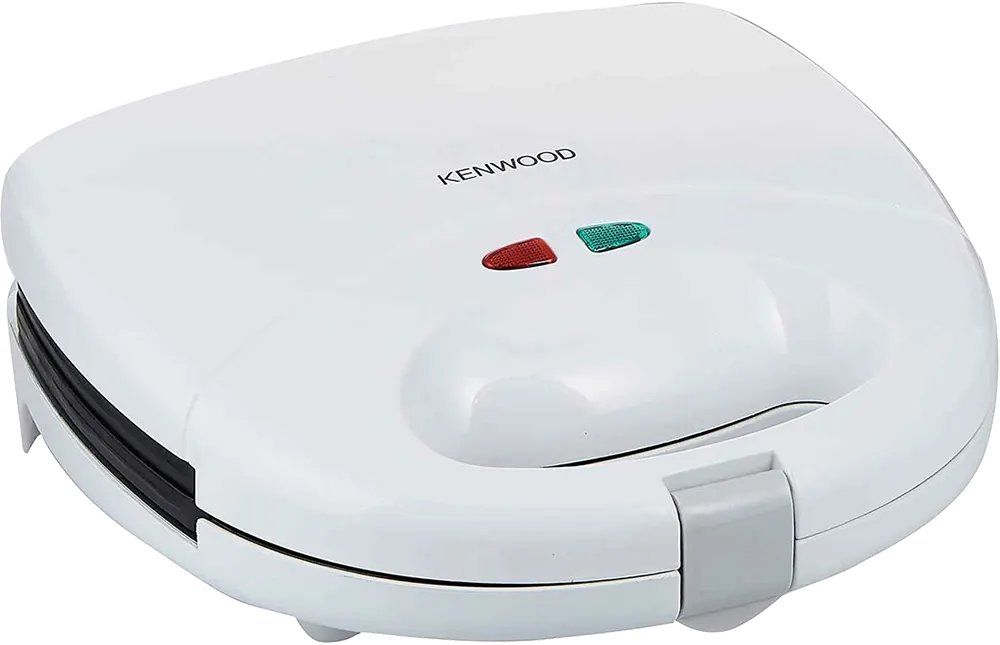 Kenwood Sandwich and Grill Maker, 2 Slices, 750 Watt, White, SMP01