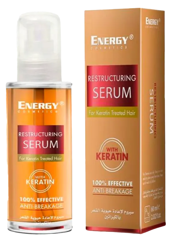 Energy Cosmetics Hair Restructuring Keratin Serum, 60 Ml