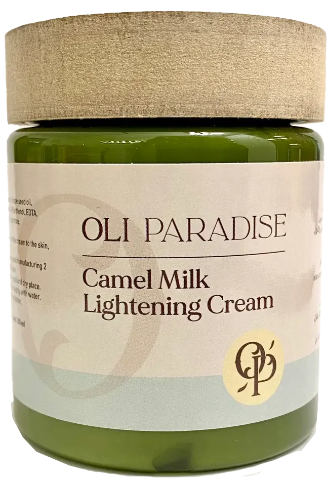 كريم تفتيح حليب الجمل بالمسك الابيض من أولي باراديس، 150 مل