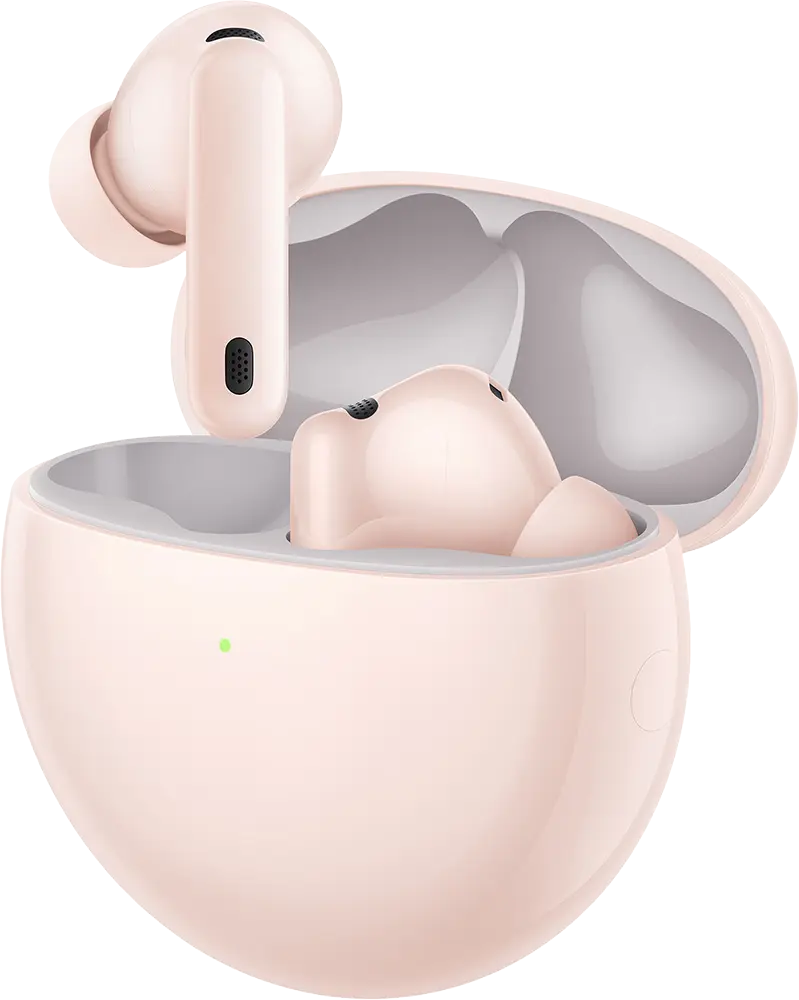 سماعات اذن لاسلكية هواوي 7I، بلوتوث 5.4، تقنية ANC 4.0، مقاومة للماء ip54، بطارية 510 مللي أمبير، وقت تشغيل 35 ساعة، تحكم باللمس، بينك، T0025