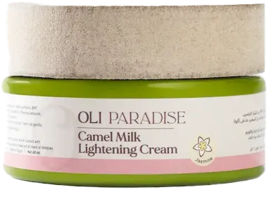 كريم تفتيح البشرة حليب الابل بالياسمين من اولي باراديس، 60 مل