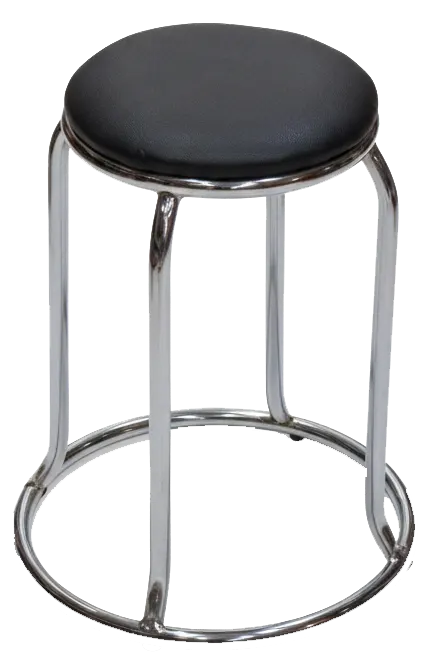 Puff chair, metal, multi-colored