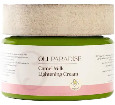 كريم تفتيح البشرة حليب الابل بالياسمين من اولي باراديس، 80 مل