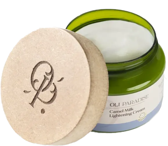 كريم تفتيح البشرة حليب الابل بالمسك الابيض من اولي باراديس، 80 مل