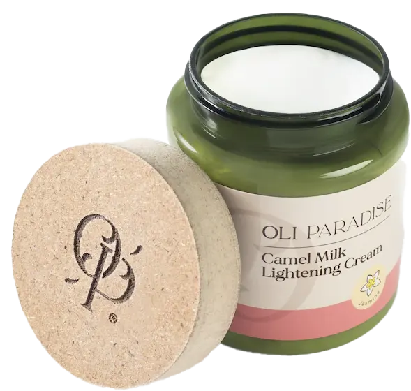 كريم تفتيح البشرة حليب الابل بالياسمين من اولي باراديس، 150 مل