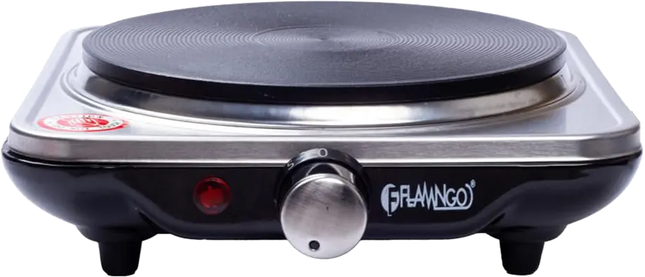 بوتاجاز مسطح فلامنجو، 1 عين، كهرباء، 1500 وات، ستانلس ستيل