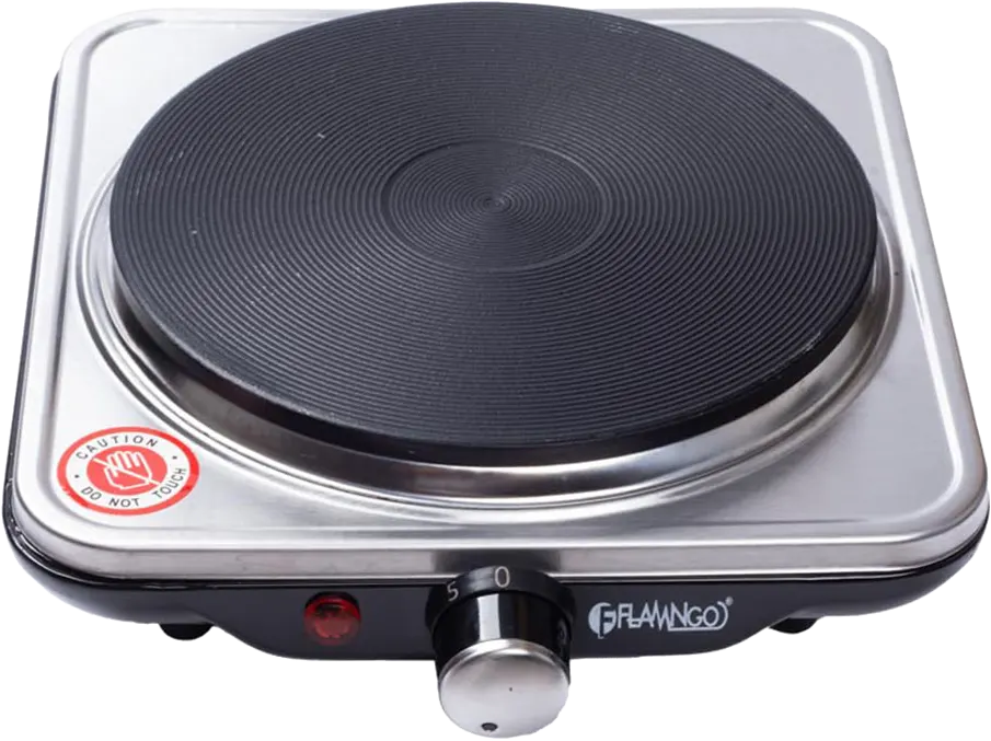 بوتاجاز مسطح فلامنجو، 1 عين، كهرباء، 1500 وات، ستانلس ستيل