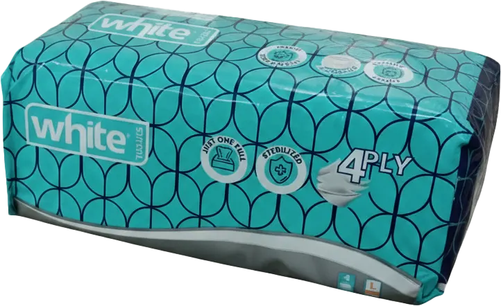 علبة مناديل سحب وايت ، 500 منديل، 4 طبقات