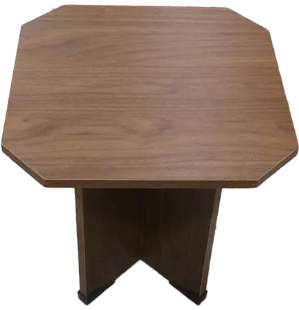 Wooden table, 40x40, multi-colored