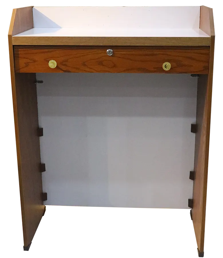 كاونتر كاشير خشب واحد درج مقاس 80 سم