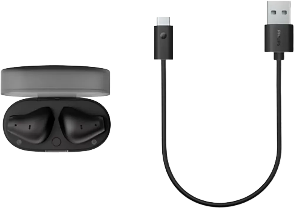 PHILIPS 2000 SERIES TRUE WIRELESS EARBUDS TAT2139BK-97 - BLACK