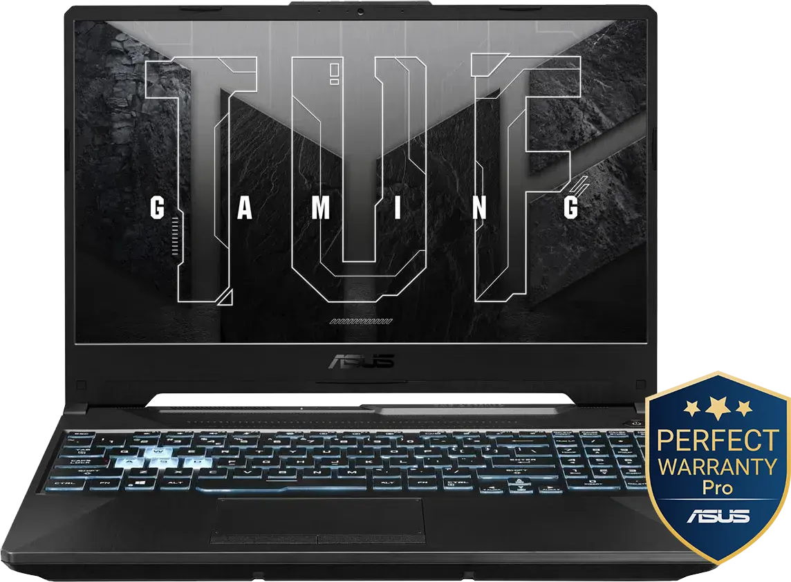 لاب توب اسوس TUF A15 FA506NCG-HN807W للألعاب ، معالج  AMD Ryzen™ 7- 7445HS، رامات 8 جيجابايت، هارد ديسك 512 جيجابايت SSD ، نيفديا جي فورس RTX 3050 GDDR6 ذاكرة 4 جيجابت، شاشة 15.6 بوصة FHD، ويندوز 11، أسود