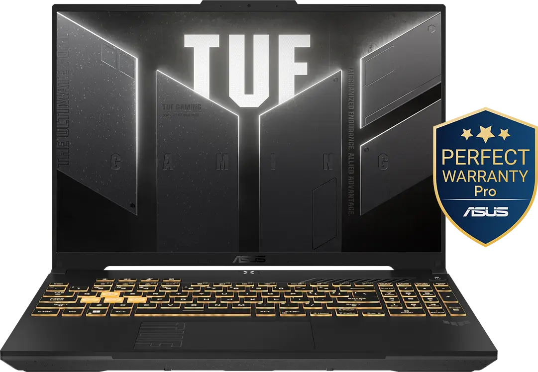 لاب توب اسوس للألعاب TUF F16 FX607VJ-RL165W، معالج Intel® Core™ 5 210H، رامات 16 جيجابايت، هارد ديسك 512 جيجابايت SSD، شاشة WUXGA 16 بوصة، كارت شاشة نيفيديا جي فورس RTX™ 3050 سعة 6 جيجابايت، ويندوز 11 هوم، ميشا رمادي