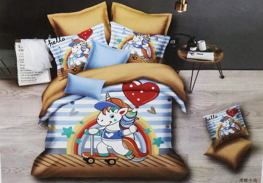 كوفرتا جوزال أطفال وجهين ، مقاس 180 × 230 ، 4 قطع ، اشكال متعددة