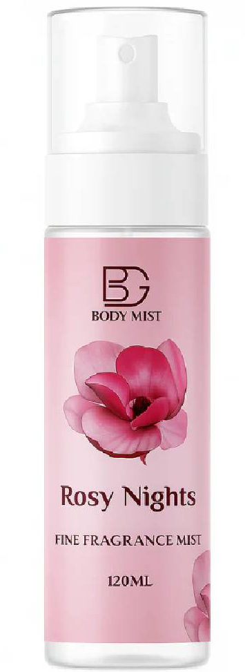 Bg Body Mist Rosy Nights ,120ml