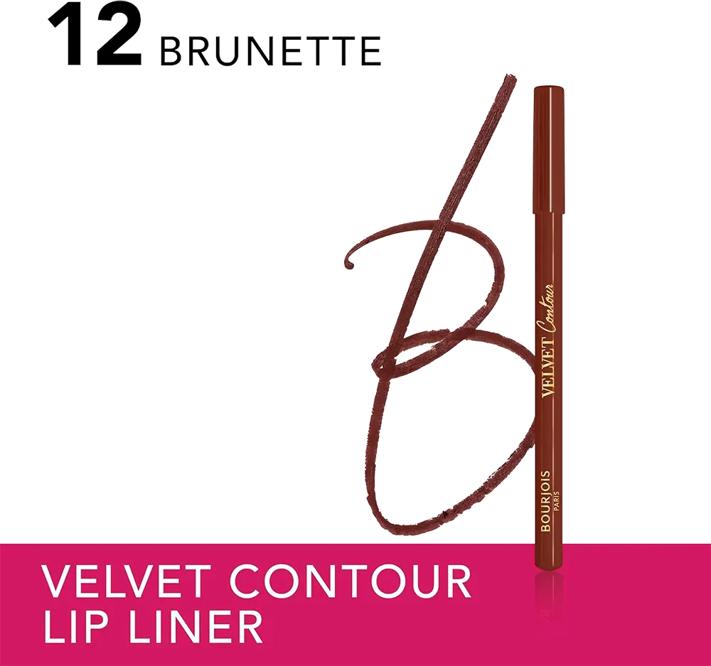 Bourjois Velvet Contour Lip Liner, 12 Brunette