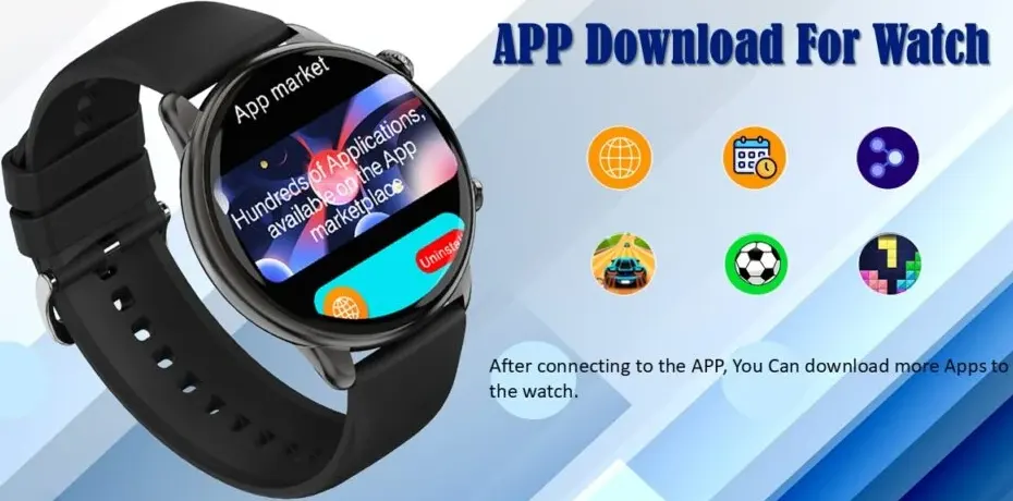 ساعة ذكية SGW-Ultra من Smart Gate، شاشة لمس AMOLED مقاس 1.43 بوصة، بلوتوث V5.2، مقاومة للماء IP68، بطارية 280 مللي أمبير-ساعة، لون أسود