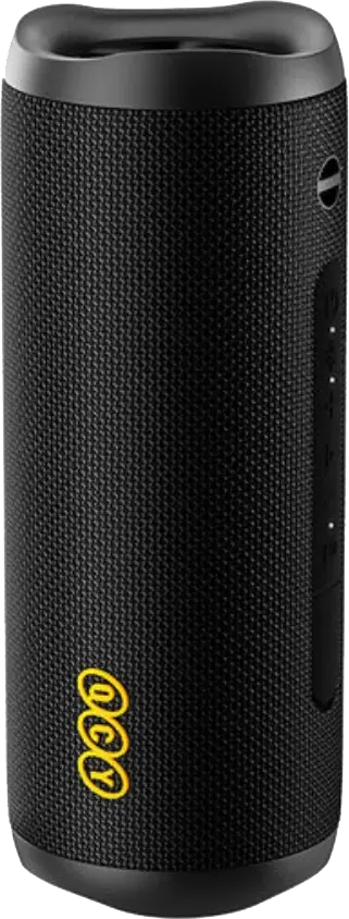 QCY Portable Speaker, Bluetooth 5.4, IPX7 Water Resistance, 14 Hour Playtime, RGB Lighting, Black, SP7