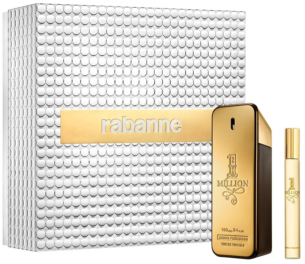 Paco Rabanne 1 Million Set For Men Edt, 100 Ml + 10 Ml