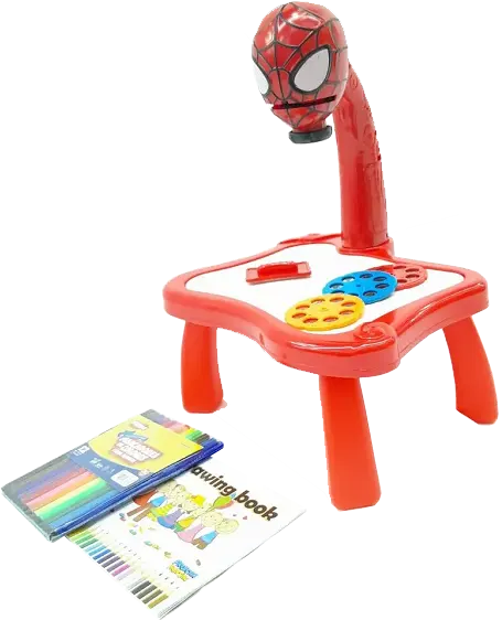 Spider-Man design drawing table projector, attractive lighting and music, 24 drawing styles, 330