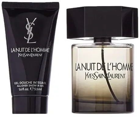 Yves Saint Laurent La Nuit De L'homme Set For Men Edt, 100 Ml + Shower Gel, 50 Ml