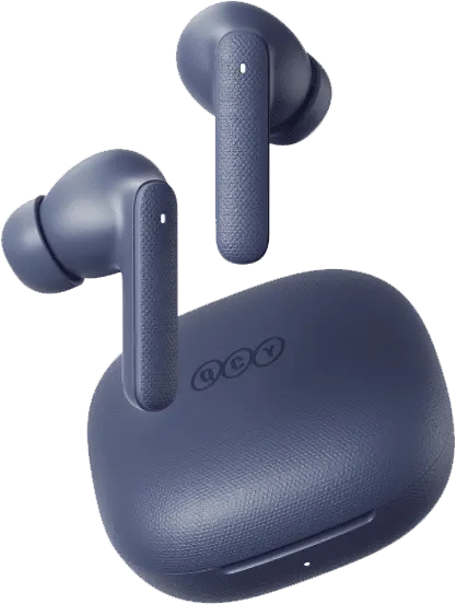 QCY T43 Wireless Earphones, Bluetooth 5.3, Noise Reduction, 35 Hour Playtime, Dark Blue, BH24QT43A