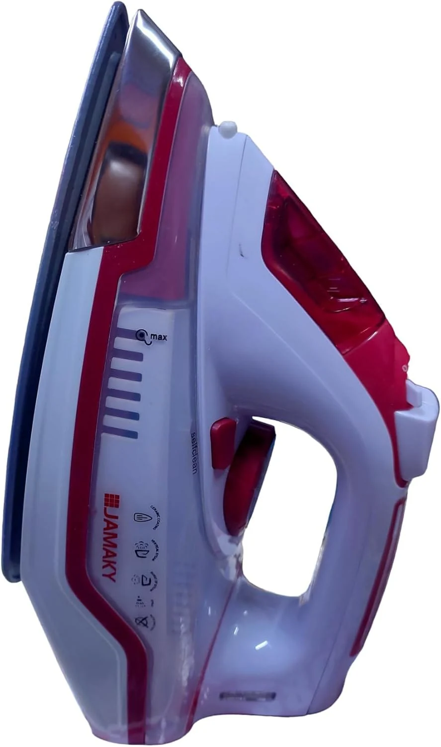 مكواة ملابس بخار جماكي ، 2800 وات ، قاعدة سيراميك ، ألوان متعددة، JMK1025