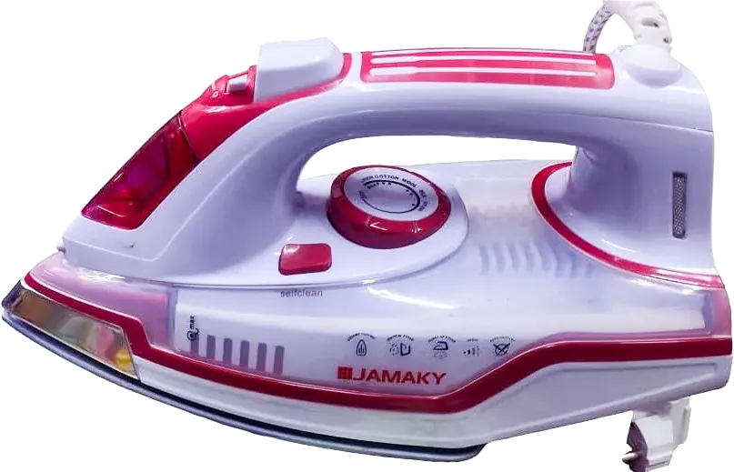مكواة ملابس بخار جماكي ، 2800 وات ، قاعدة سيراميك ، ألوان متعددة، JMK1025