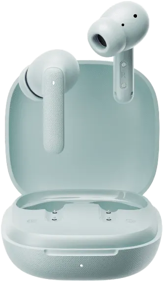 سماعة اذن لاسلكية كيو سي واي T43، بلوتوث 5.3، خاصية تقليل الضوضاء، وقت تشغيل 35 ساعة، أزرق فاتح، BH24QT43A