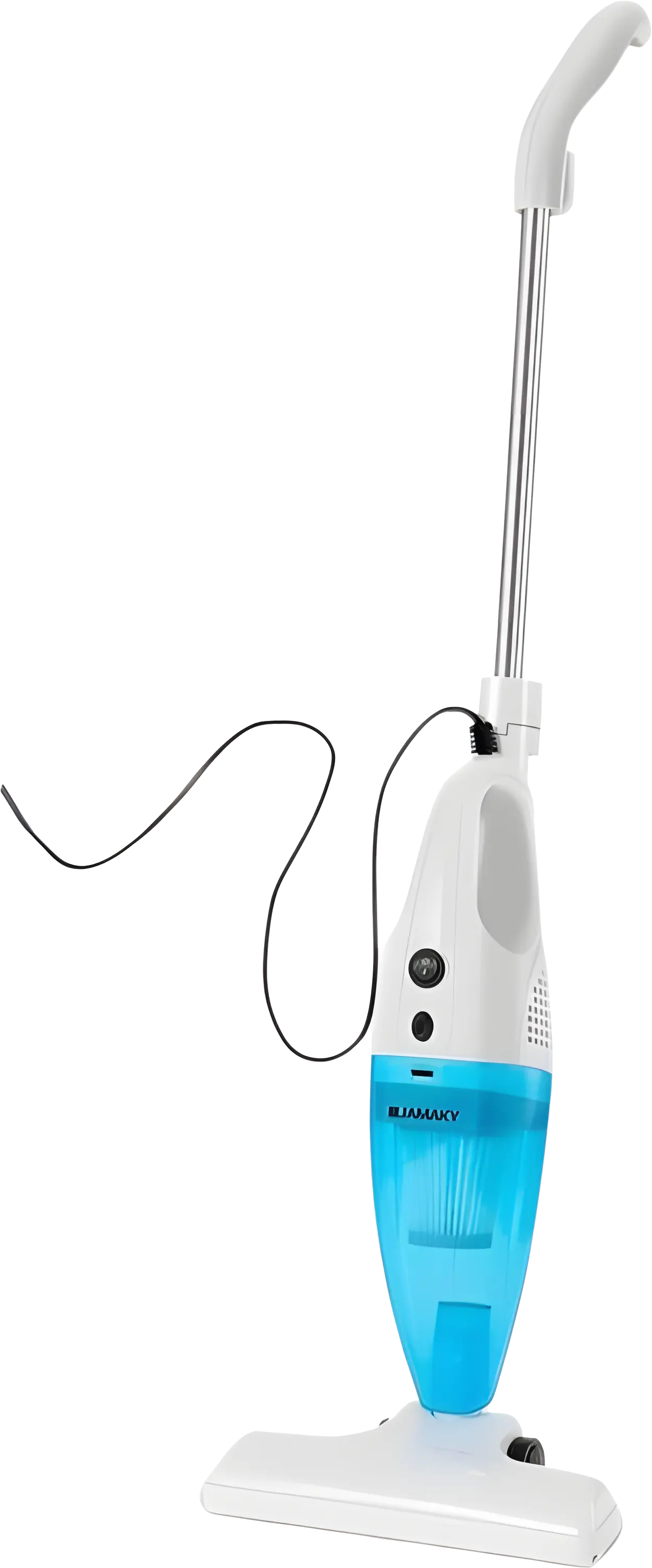 Jamaky 500W Upright Vacuum Cleaner, 800ml, White-Blue, Model JMK1604