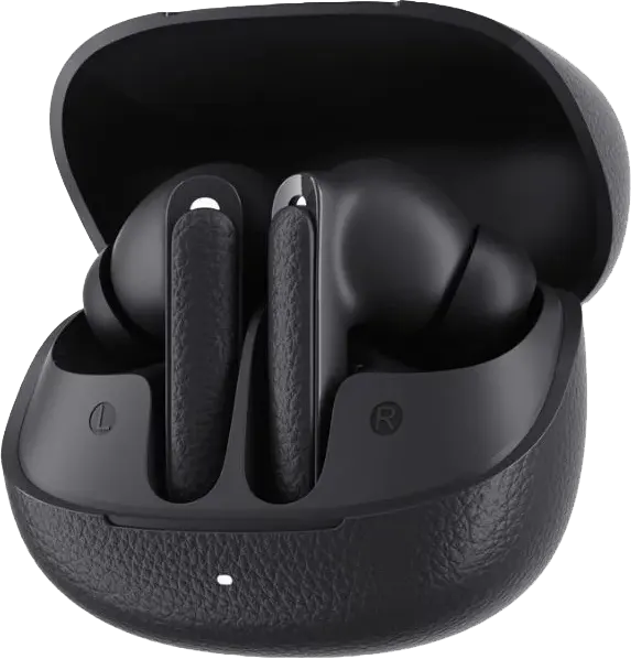 سماعة اذن لاسلكية كيو سي واي T15، بلوتوث 5.5، خاصية ANC تكيفي حتى 45 ديسيبل، وقت تشغيل 25 ساعة، رمادي غامق، BH24HT15A