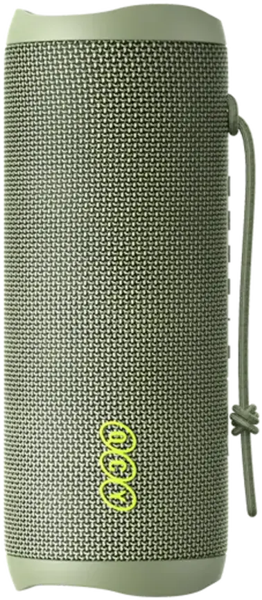QCY Portable Speaker, Bluetooth 5.4, IPX7 Water Resistance, 14 Hour Playtime, RGB Lighting, Green, SP7