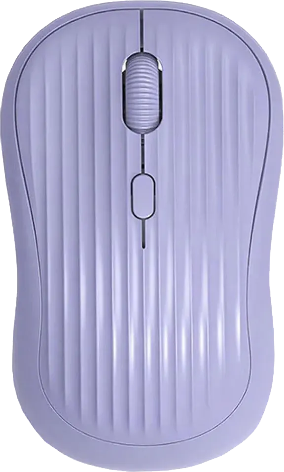 GigaMax Plus Wireless Mouse, Rechargeable, 3200 DPI, 4 Buttons, Purple, GM-16