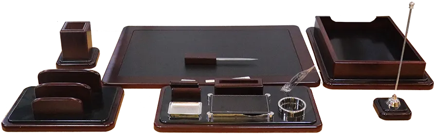 طقم مكتب خشب ، مكون من 7 قطع ، اسود ، K-MAX 207