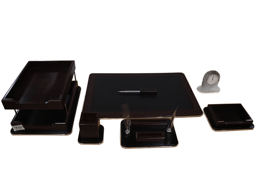 طقم خشب مكتب ، مكون من 7 قطع ، بني غامق ، K-MAX 597