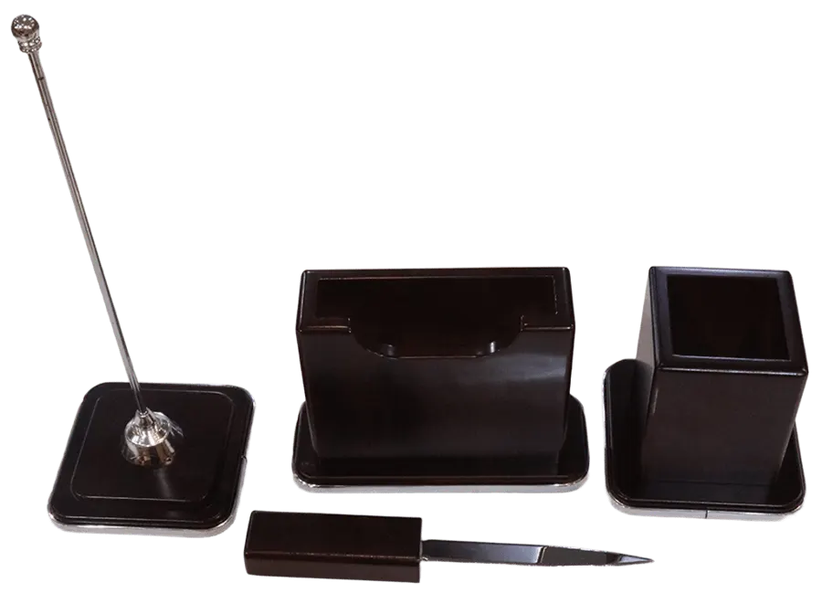 طقم مكتب خشب 8 قطع ، بني غامق ، K-MAX 198